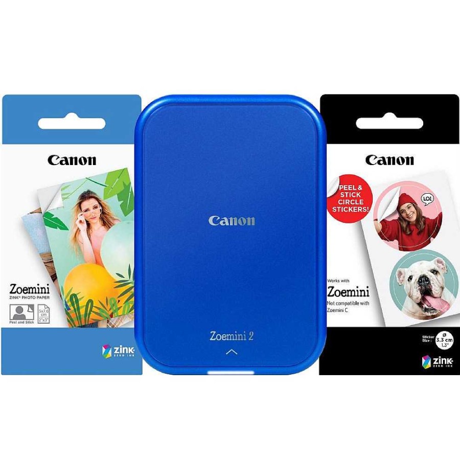 Best Canon Canon Mini Printer Zoemini 2 Blauw Premium Kit