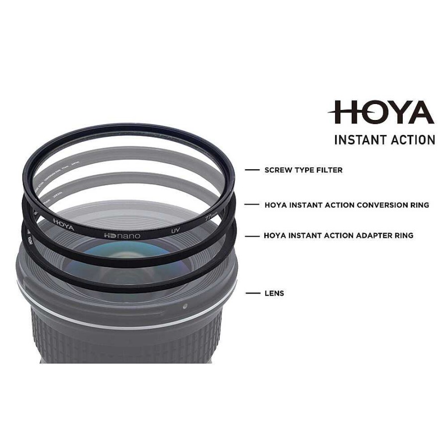 Best Hoya Hoya Instant Action Conversion Ring 52 Mm