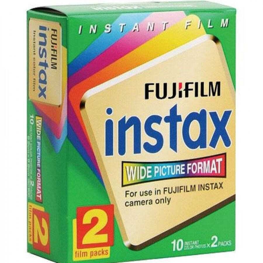 New Fujifilm Fujifilm Instax Wide Colorfilm Glossy 10X2 Pak