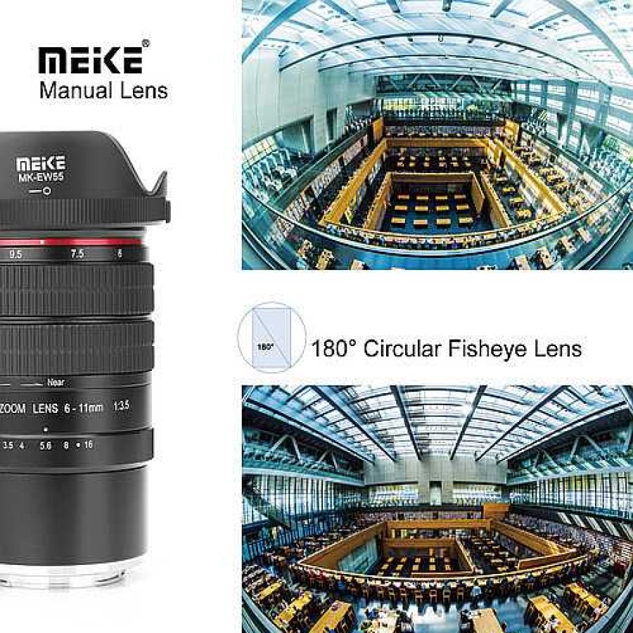 Clearance Meike Meike Mk 6-11Mm F/3.5 Fish Eye Nikon F Mount