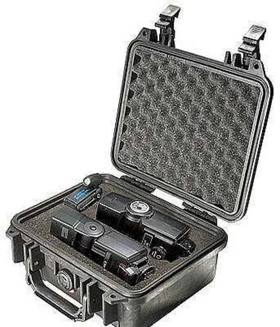 New Peli Peli (Protector) Case 1200 Black 23,5X18,1X10,5Cm (Plukschuim Interieur)