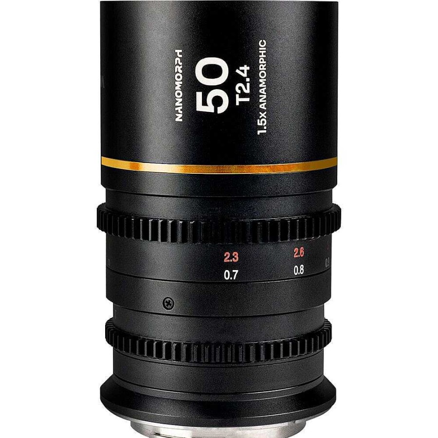 New Laowa Laowa Nanomorph 50Mm T2.4 1.5X S35 (Amber) (Cine) Sony E