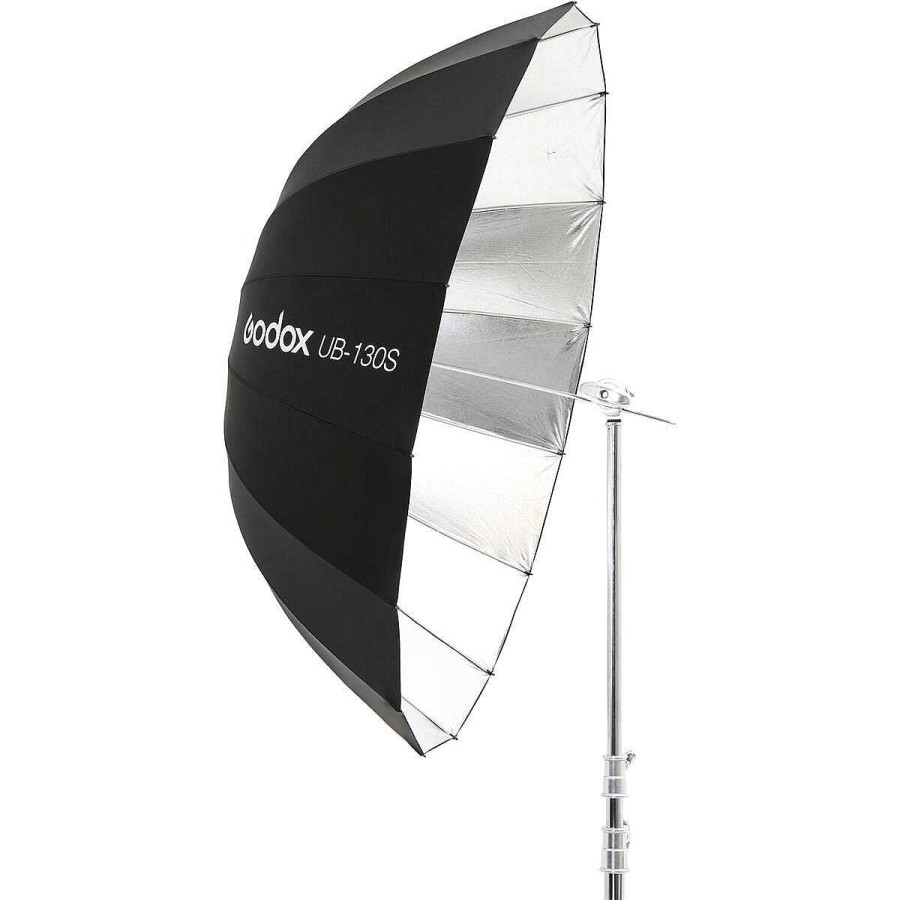 Clearance Godox Godox 130Cm Parabolic Umbrella Black&Silver