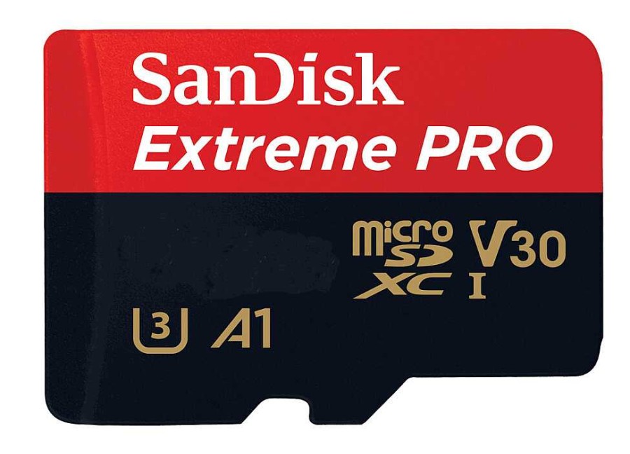 Online SanDisk Extreme Pro Microsdhc 32Gb 100Mb/S A1 V30 + Sd Adapter