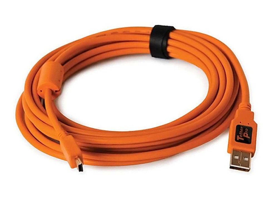 Best Tether Tools Tether Tools Tetherpro Usb 2.0 - Mini-B 5 Pin (4,6M Oranje)