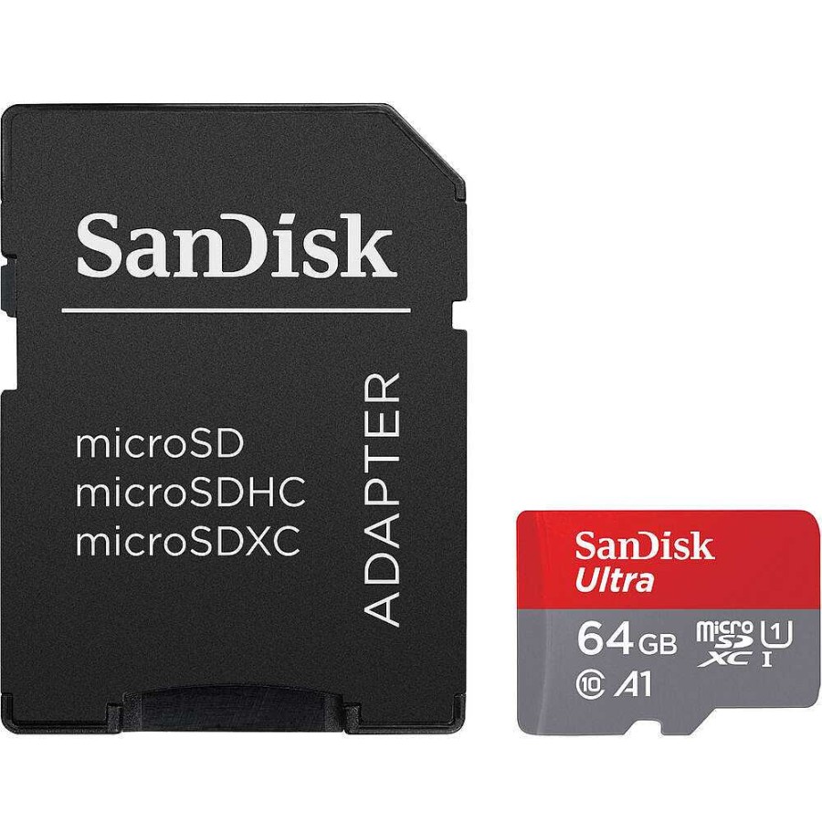 Clearance SanDisk Sandisk Ultra Microsdxc 64Gb + Sd Adapter