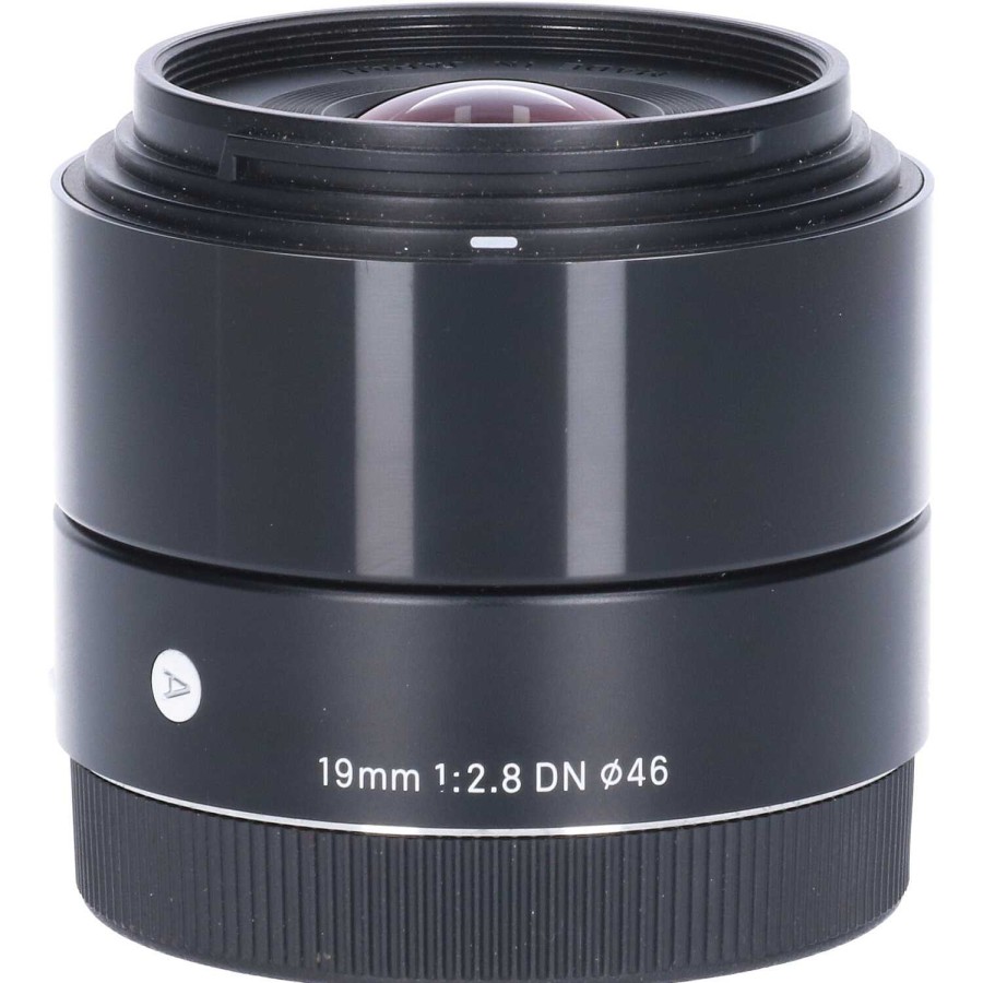 New Sigma Tweedehands Sigma 19Mm F/2.8 Dn Art Sony E - Zwart Cm9013