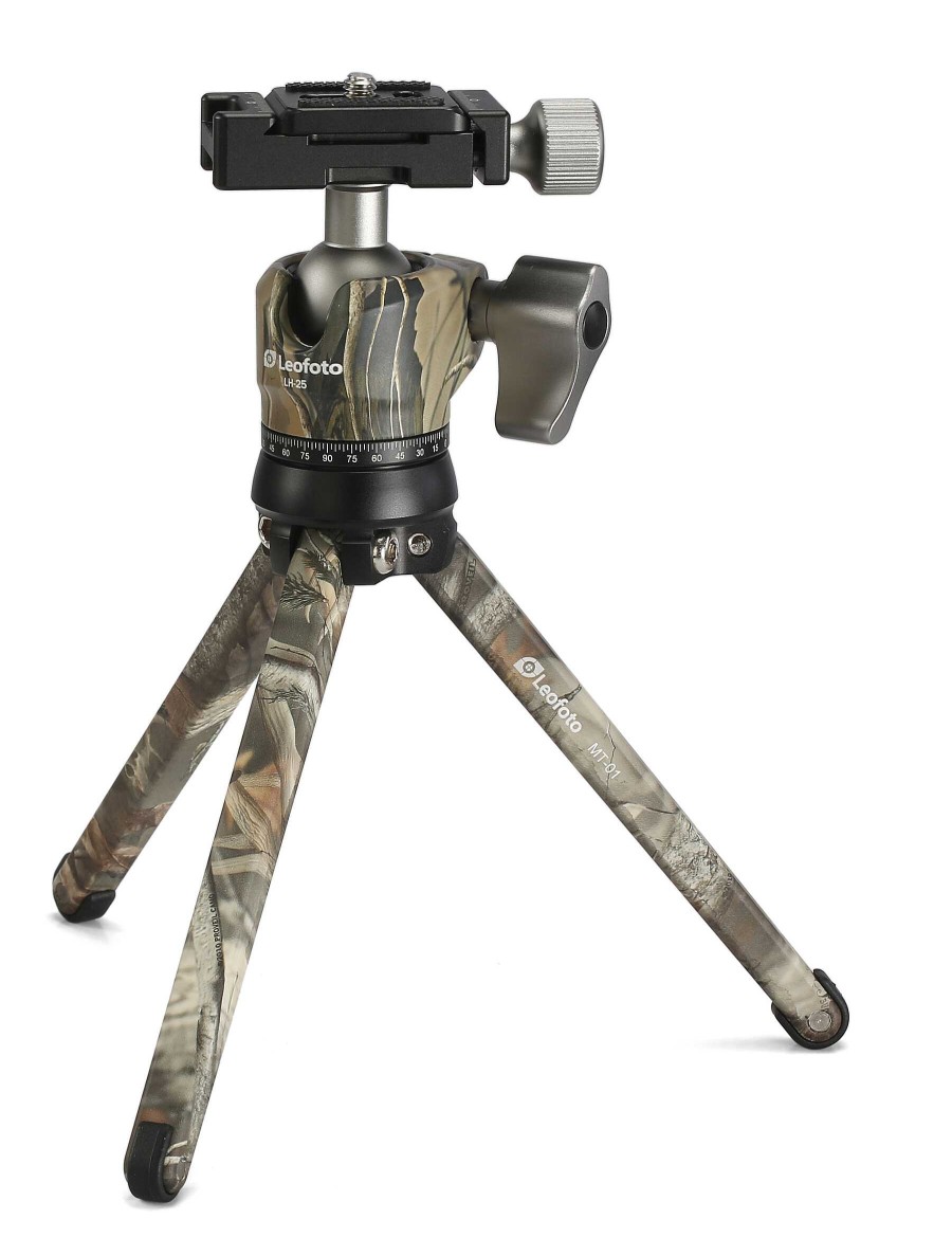 Wholesale Leofoto Leofoto Pocket Mini Tripod Mt-01 + Ballhead Lh-25 Camo