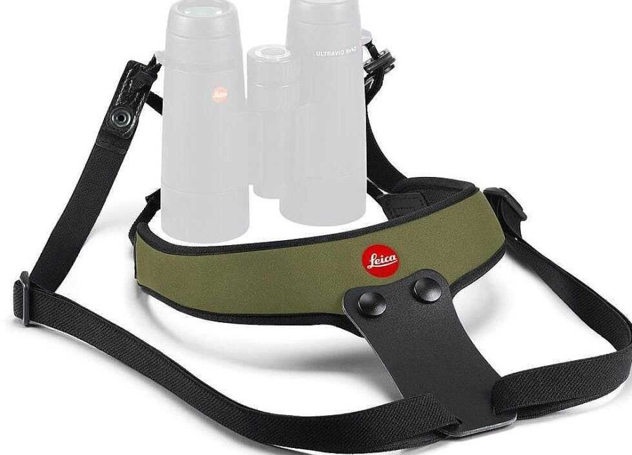 Clearance Leica Leica Neoprene Binocular Sport Strap - Olive Green