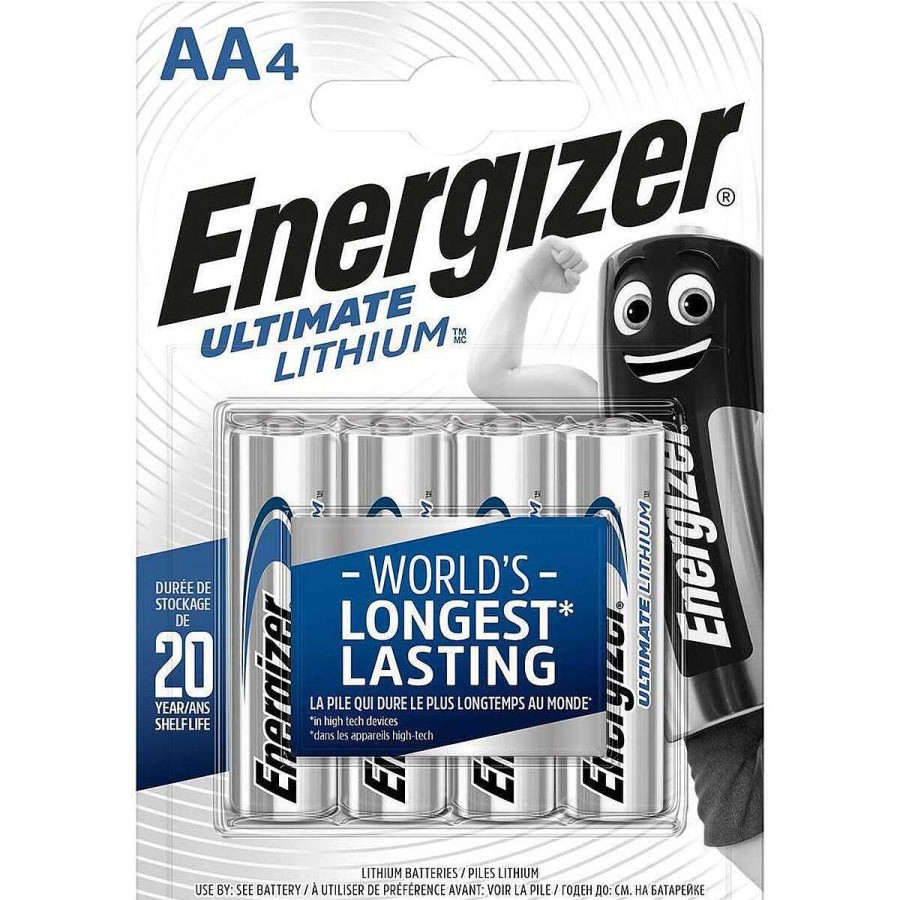 Clearance Energizer Energizer Lithium Batterij Aa 1.5 V Ultimate 4-Blister