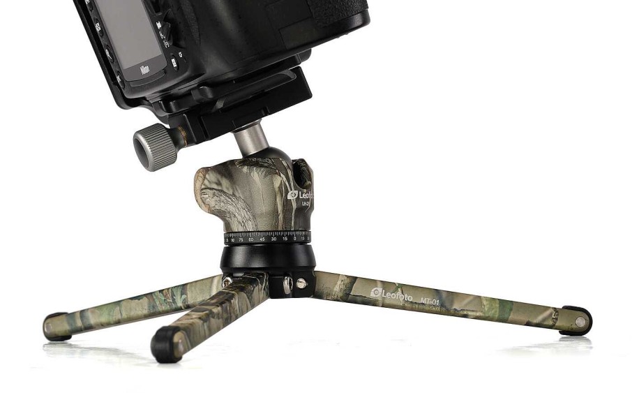 Wholesale Leofoto Leofoto Pocket Mini Tripod Mt-01 + Ballhead Lh-25 Camo