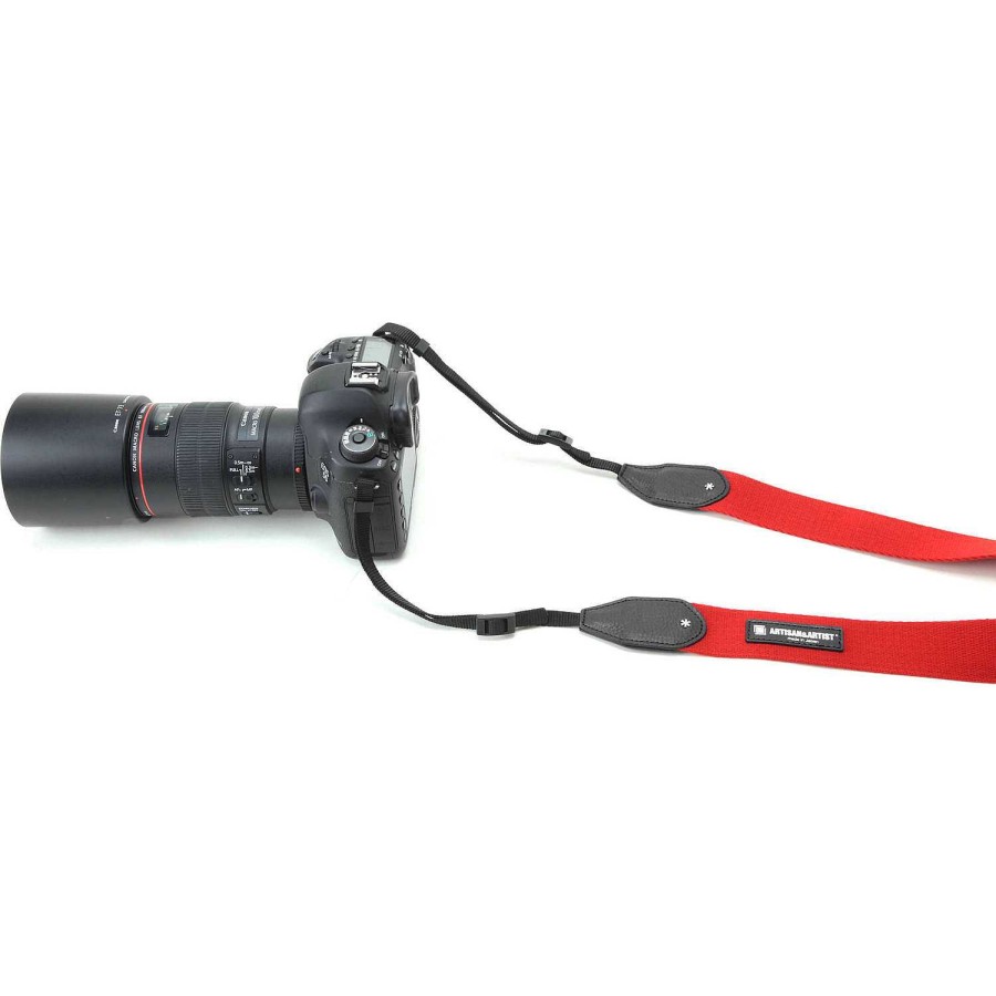 New Artisan & Artist Artisan & Artist Acam 112A Acrylic Camera Strap Red