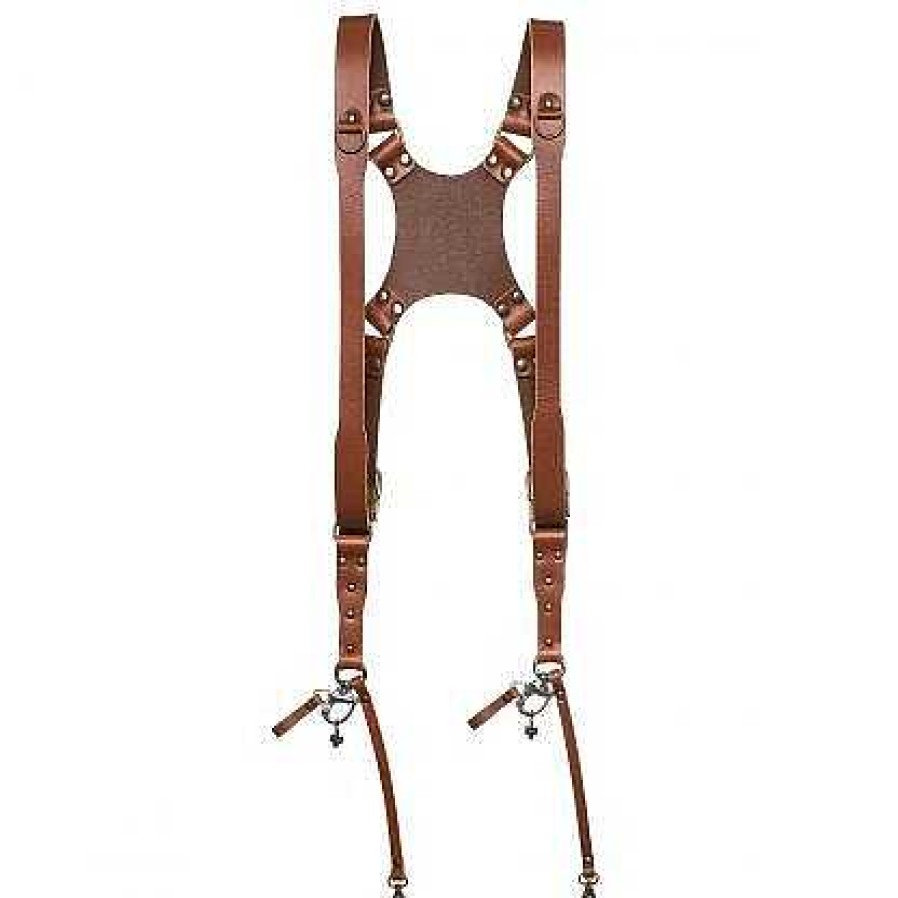 Clearance The Hantler The Hantler Dual Camera Harness Cognac S/M