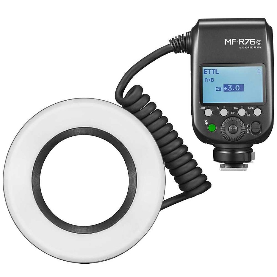 Clearance Godox Godox Mf-R76C Ttl Macro Ring Flash Canon