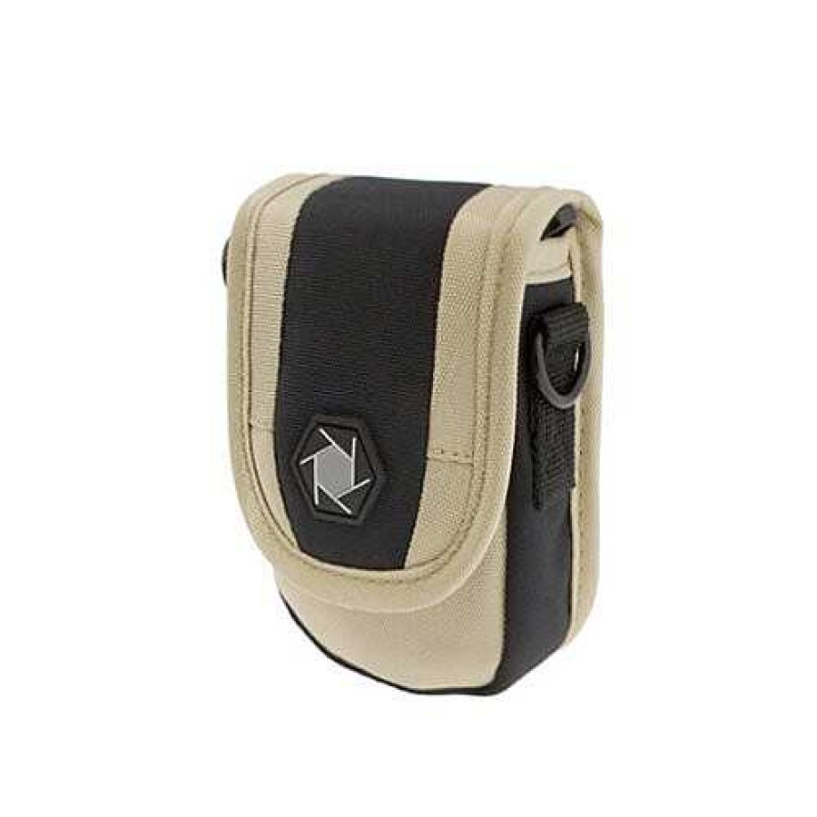 New Delamax Delamax 440503 Tas Voor Compactcamera'S - Large - Zwart/Beige