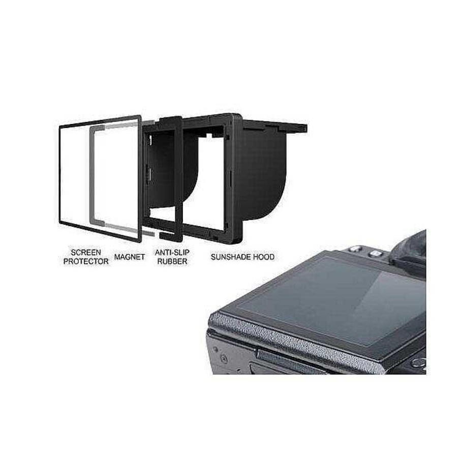 Best GGS Ggs V Larmor 5Th Gen Screen Protector En Sunshade Hood Voor Nikon D750