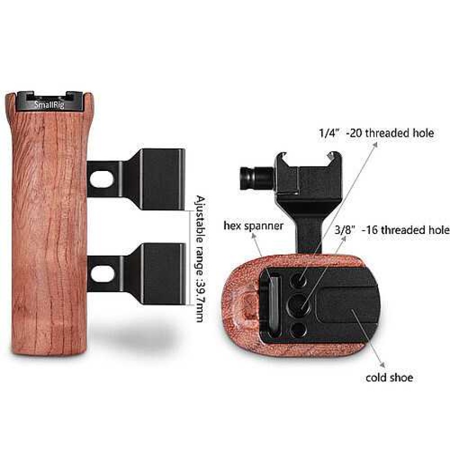 New SmallRig Smallrig 2187 Wooden Nato Side Handle