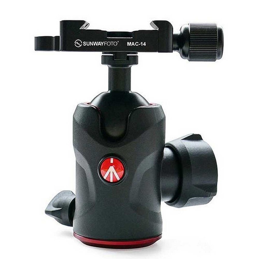 Hot Sunwayfoto Sunwayfoto Manfrotto Ballhead Adapter Sunken Top Map-02