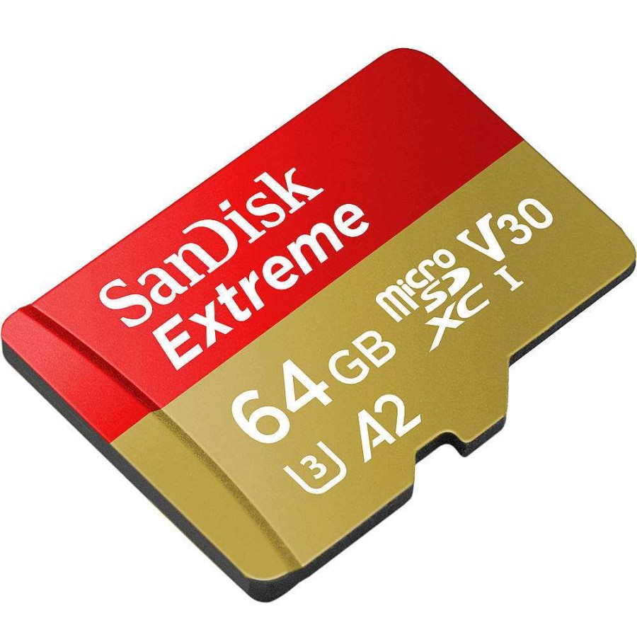 Online SanDisk Sandisk Extreme Microsdxc 64Gb + Sd Adapter