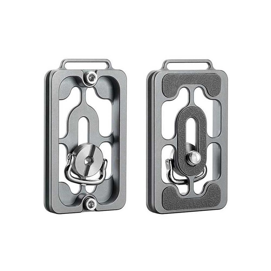 New Leofoto Leofoto Np-65T Silver Titanium Qr-Plate