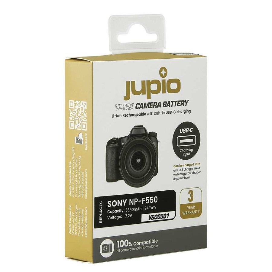 Hot Jupio Jupio Np-F550 Ultra C 3350Mah Accu Met Usb-C