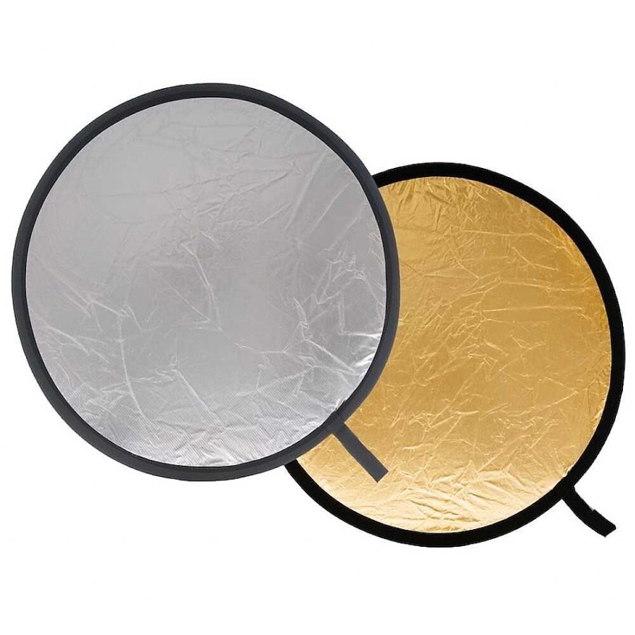 Wholesale Delamax Delamax 2 In 1 Reflectiescherm Rond 55Cm Goud/Zilver