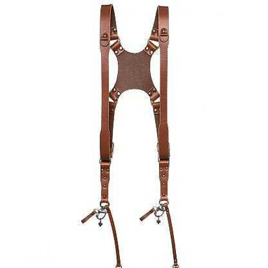 Best The Hantler The Hantler Dual Camera Harness Cognac L/Xl