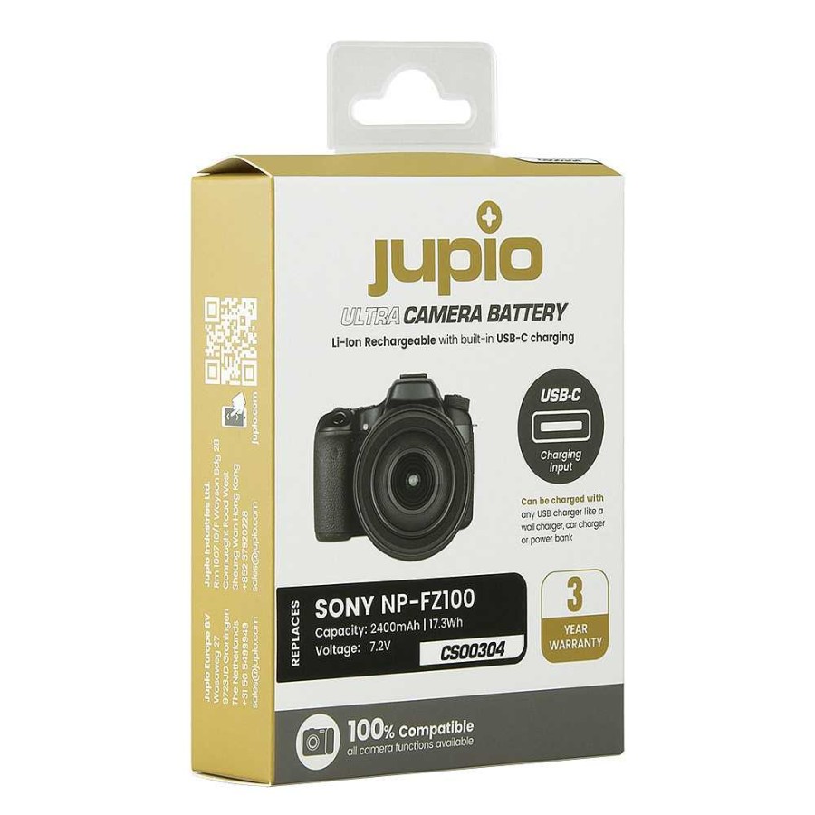 Best Jupio Jupio Np-Fz100 Ultra C 2400Mah Accu Met Usb-C