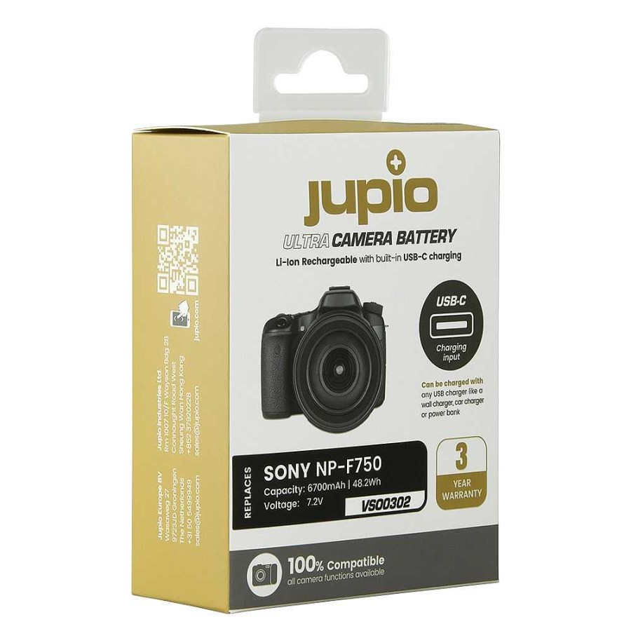 Hot Jupio Jupio Np-F750 Ultra C 6700Mah Accu Met Usb-C