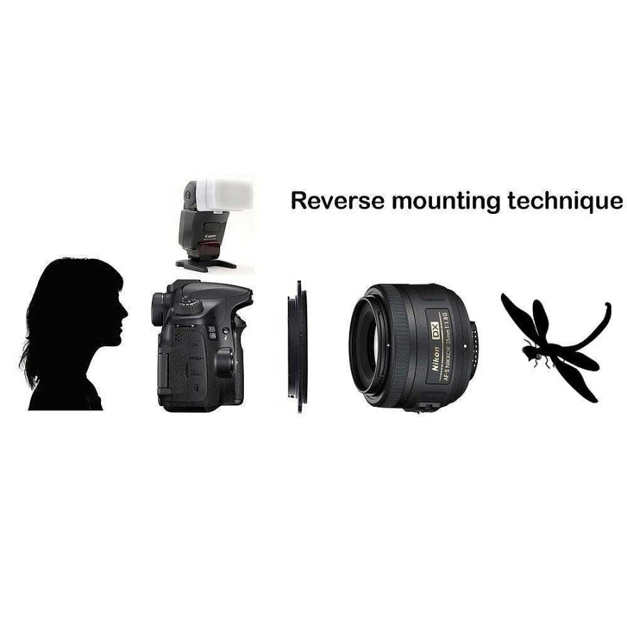 Wholesale Caruba Caruba Omkeerring Sony E-Mount Naar 52Mm