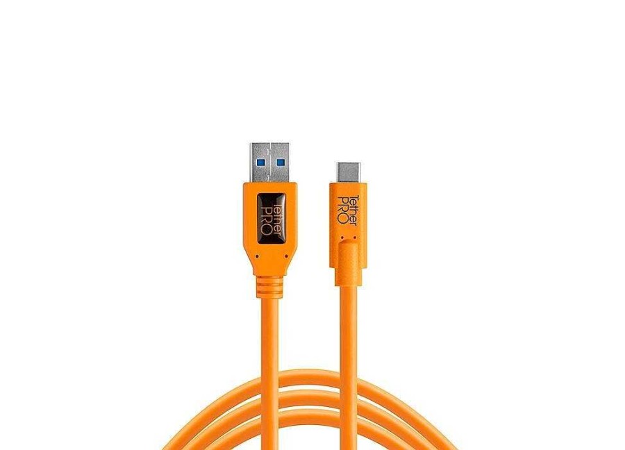 New Tether Tools Tether Tools Tetherpro Usb 3.0 - Usb-C (4,6M Oranje)