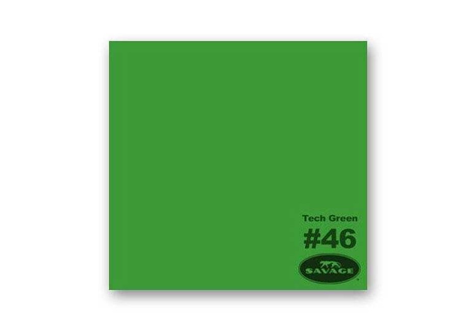 Clearance Savage Savage Achtergrondrol 1,38 X 11 - Chroma Key Tech Green (Nr 46)