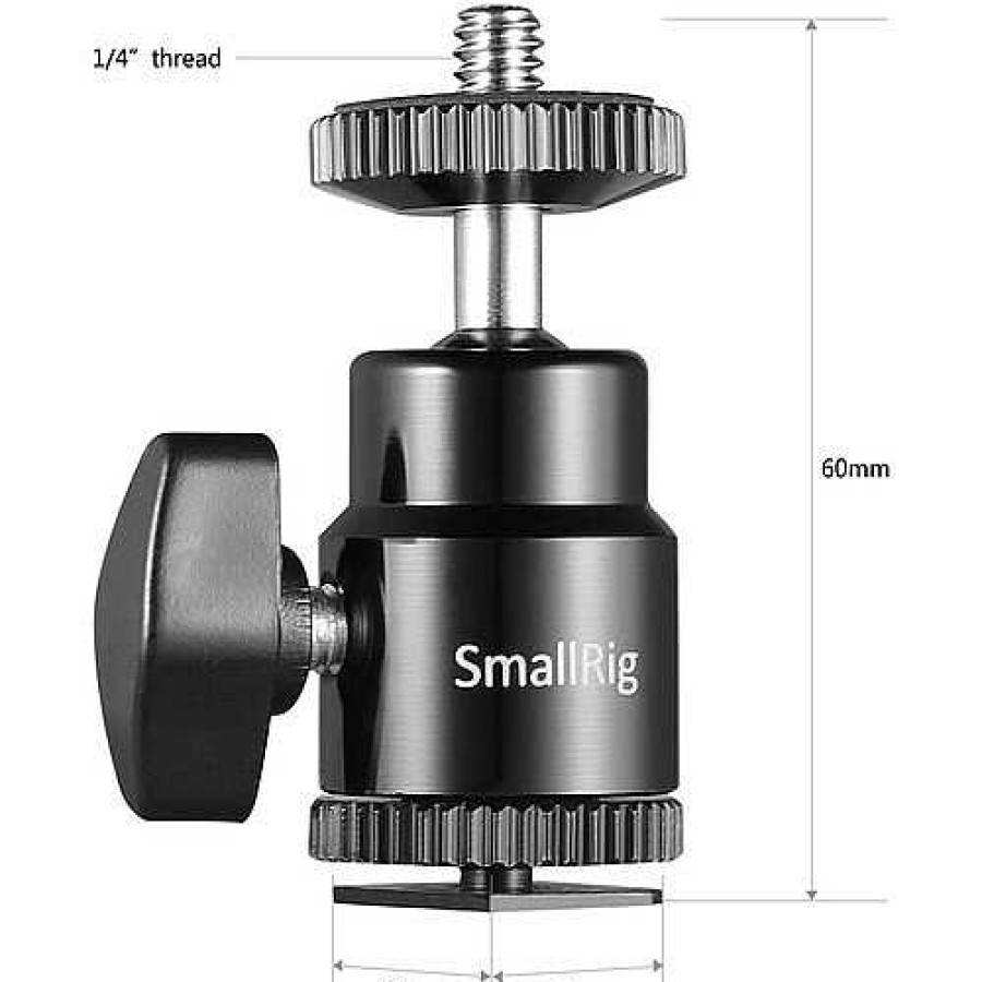 Online SmallRig Smallrig 2059 1/4 Cam. Hot Shoe Mount W/ Add. 1/4 Screw 2Pcs