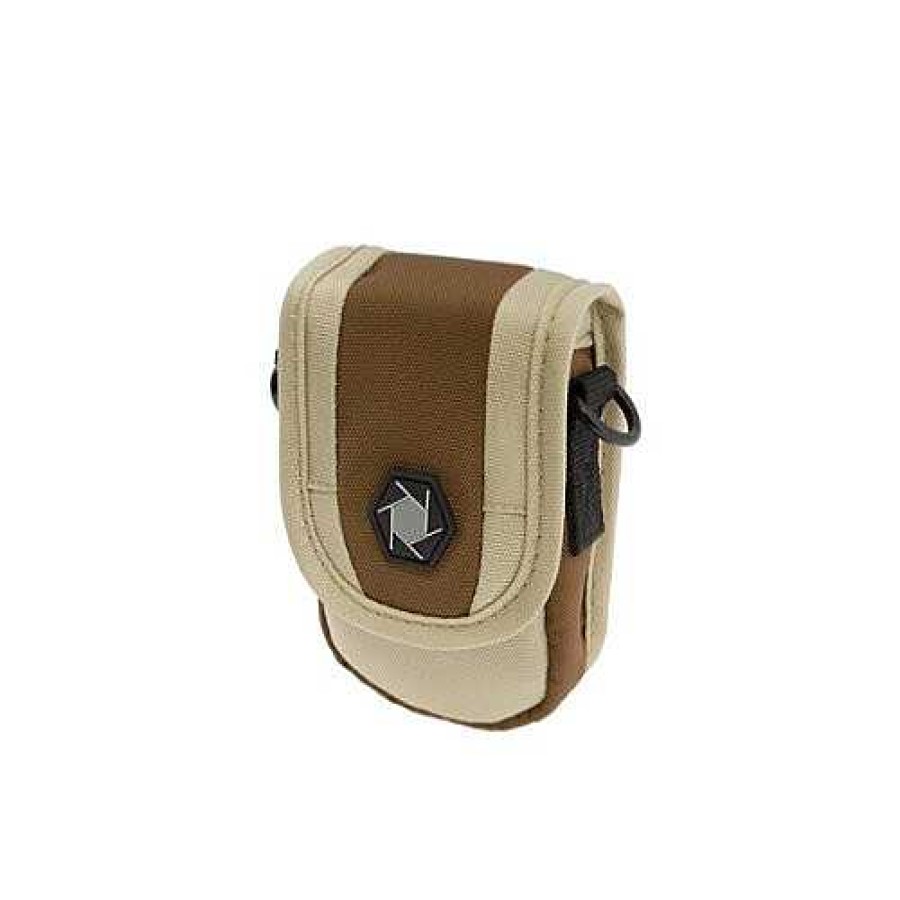 Hot Delamax Delamax 440601 Tas Voor Compactcamera'S - Medium - Bruin/Beige