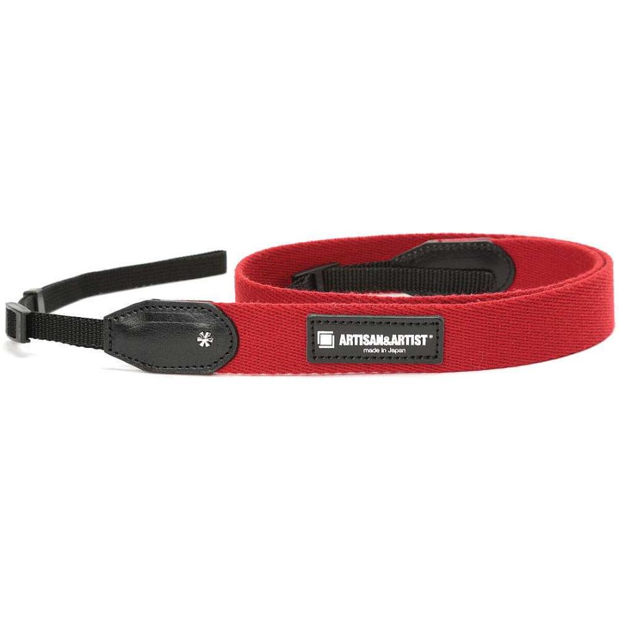 Hot Artisan & Artist Artisan & Artist Acam 110A Acrylic Camera Strap Red