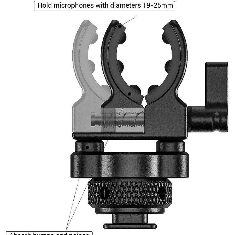 Best SmallRig Smallrig 2352 Shotgun Microphone Holder (Cold Shoe)