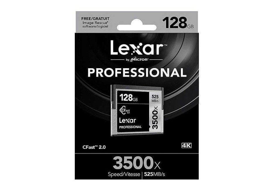 New Lexar Lexar Cfast Pro 128Gb 3500X Speed Cf Kaart