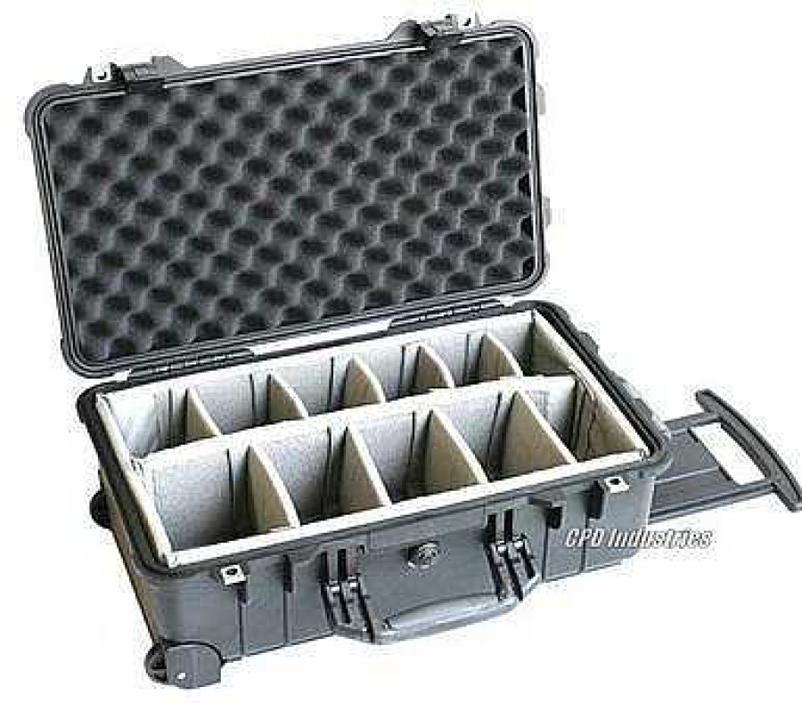 Wholesale Peli Peli (Protector) Case 1514 Black Carry On 55,9X35,1X22,9Cm (Dividers Interieur)